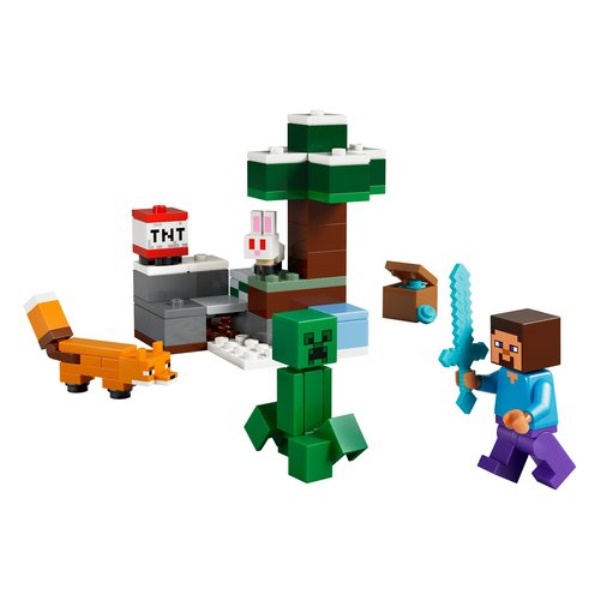 Costruzioni LEGO 21583 MINECRAFT Avventura di Steve nella taiga