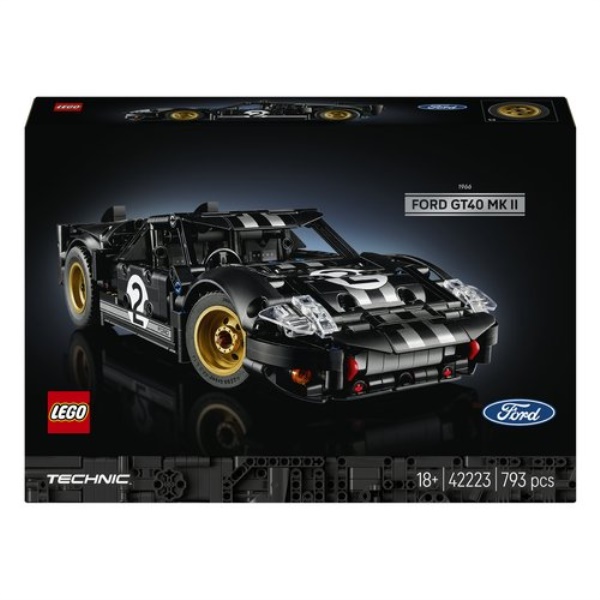 Costruzioni LEGO 42223 TECHNIC Auto da corsa Ford GT40 MKII 1966