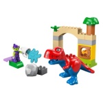 LEGO - Costruzioni LEGO 10463 DUPLO DISNEY Dinosauro Spidey-Rex vs. Goblin