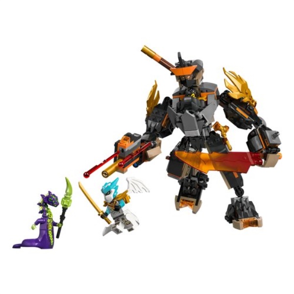 Costruzioni LEGO 71854 NINJAGO Mech della missione di Cole e drago Zan