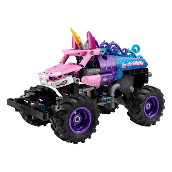 Costruzioni LEGO 42220 TECHNIC Monster Jam Sparkle Smash a retrocarica