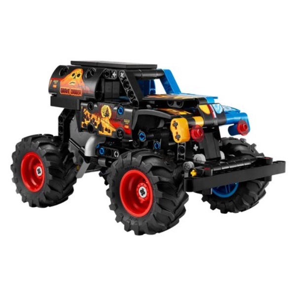 Costruzioni LEGO 42219 TECHNIC Monster Jam Grave Digger Fuoco e Ghiacc
