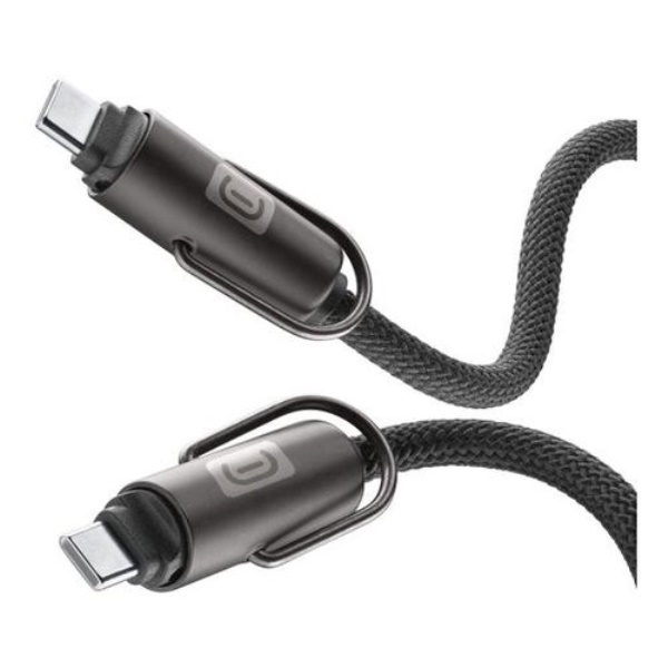 Laccio cover Cellular Line USBDATALACEC2CK LACE 60W Black