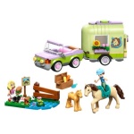 LEGO - Costruzioni LEGO 42695 FRIENDS Rimorchio per cavallo e puledro