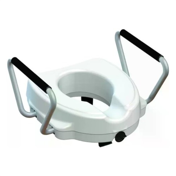 Rialzo WC K Design ES 11 12 KD con maniglie Bianco