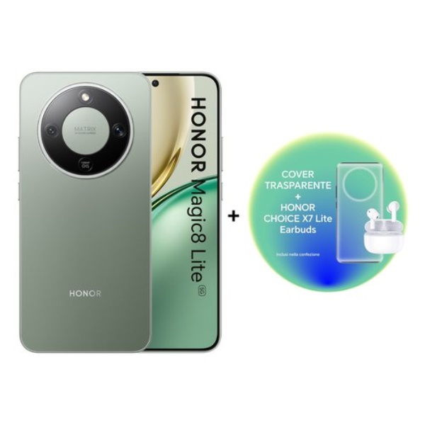 Smartphone Honor BNDM8LGX7C256 MAGIC8 LITE Bundle Cover+X7 Lite Forest