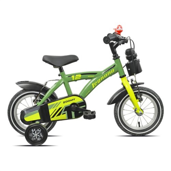 Bicicletta Legnano 26L9900V BIMBO con rotelle Green e Light Green Glos