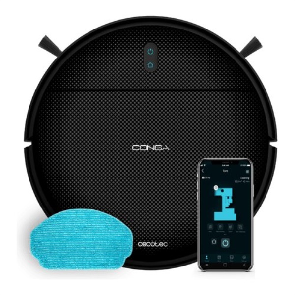 Robot lava pavimenti Cecotec A01 EU01 119134 CONGA M10 X Treme Black