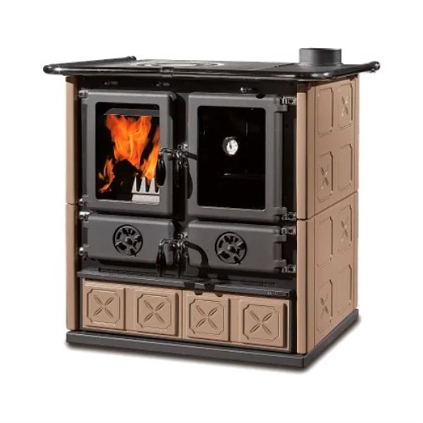 Cucina legna Nordica 3003872 ROSETTA VST.16 Maiolica Tortora