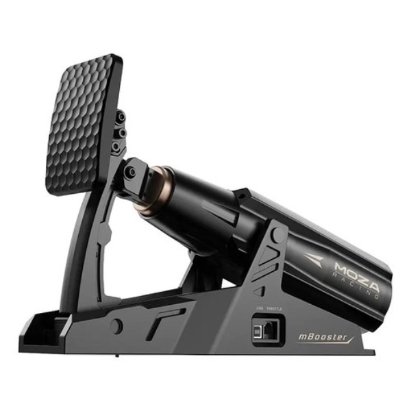 Pedaliera simulatore guida Moza Racing RS076 mBooster Active Black
