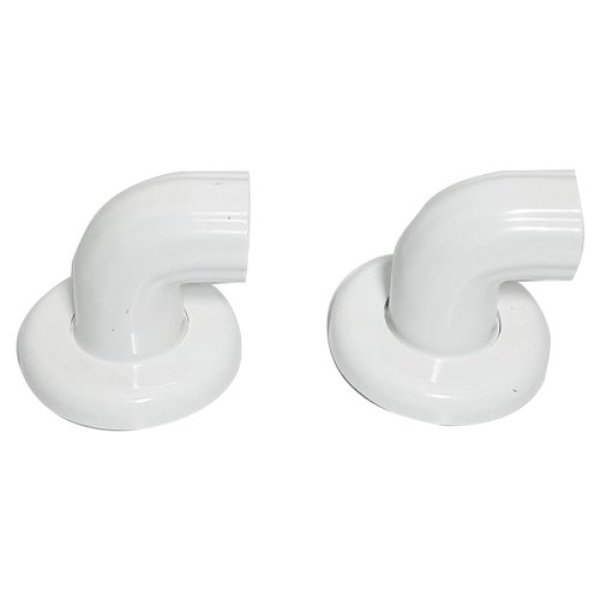 Supporto corrimano bagno Gedy 104102 FRIEND set 2pz Bianco