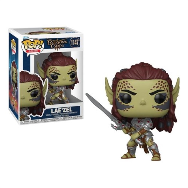 Personaggio collezione Funko 88348 POP GAMES Baldur's Gate Lae'Zel wit