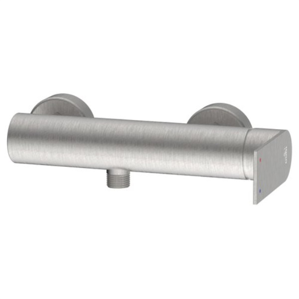 Miscelatore doccia Idro Bric SCARUB1503AC SOLAR esterno parete Spazzol