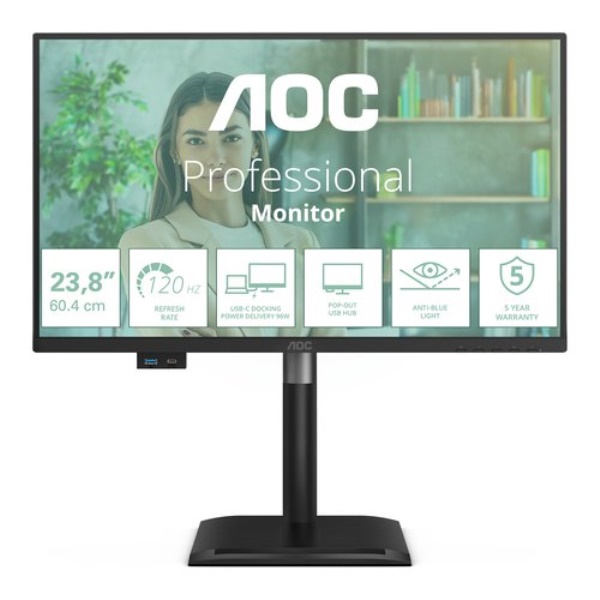 Monitor Aoc 24P4CV PROFESSIONAL Black