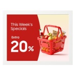 SAMSUNG - Display professionale Samsung LH13EMDIBGBXEN EMDX SERIES E Paper Signa