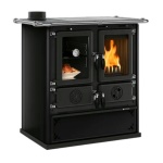 Nordica - Cucina legna Nordica 3003980 ROSETTA SX VST.16 Steel Antracite