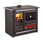 Nordica - Cucina legna Nordica 3003780 ROSA XXL VST.16 Steel Antracite