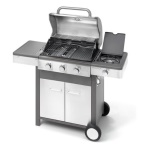 Ompagrill - Barbecue GPL Ompagrill 4/B INDIANAPOLIS Grigio e Inox