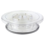 Ilsa - Alzata Ilsa 26830270PCV CRYSTAL torta girevole Trasparente