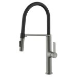 Idro Bric - Miscelatore lavello Idro Bric SCARUB1495GU TOKYO Idrofix Gun Grey