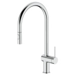 Idro Bric - Miscelatore lavello Idro Bric SCARUB1514CR VERMONT AQUASANIT bocca alt