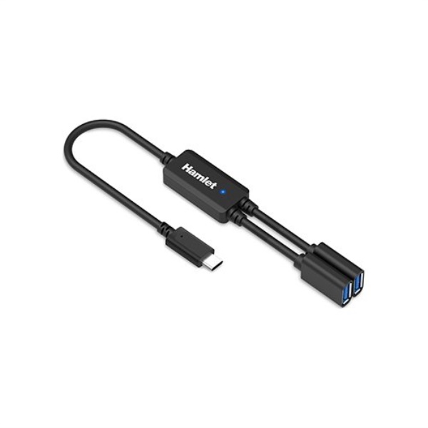 Hub USB Hamlet XHUB 02UC 5GY 3.1 Black