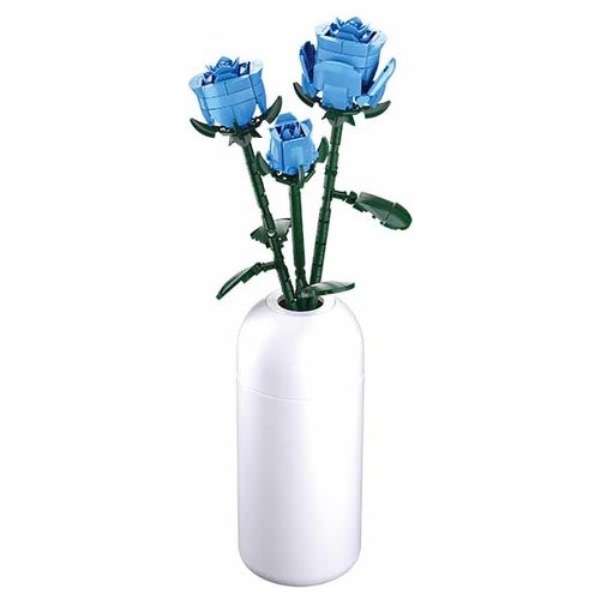 Costruzioni Sluban ‎M38 B1101 11 PLEYERID Rose blu con vaso