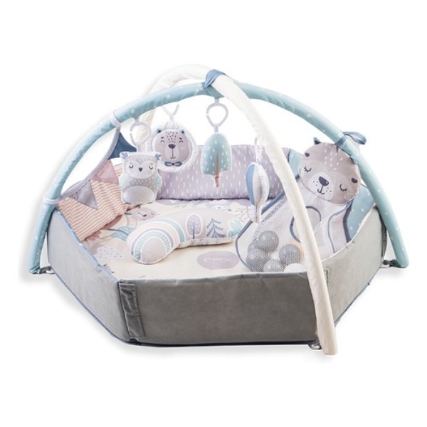 Gioco prima infanzia Momi MAED00017 PASTEL Tappeto Maxi con palestrina