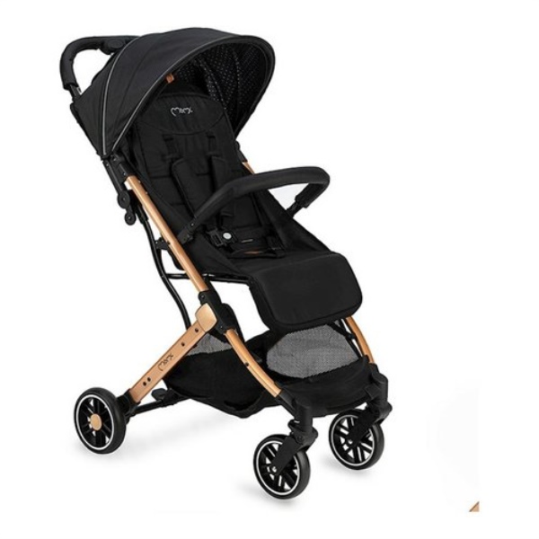 Passeggino 4 ruote Momi WOSP00003 ESTELLE GOLD Black