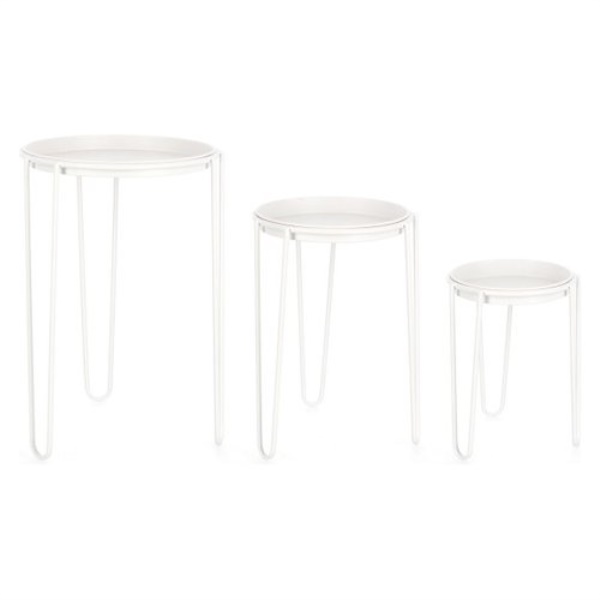 Set porta vasi piante Yes Everyday 0723941 MADELYN rialzati con vassoi