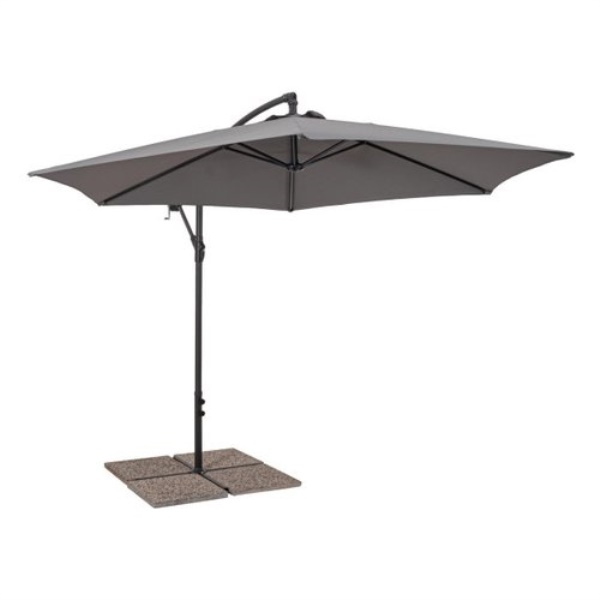 Ombrellone Yes Everyday 0796020 NIZZA Antracite e Grigio