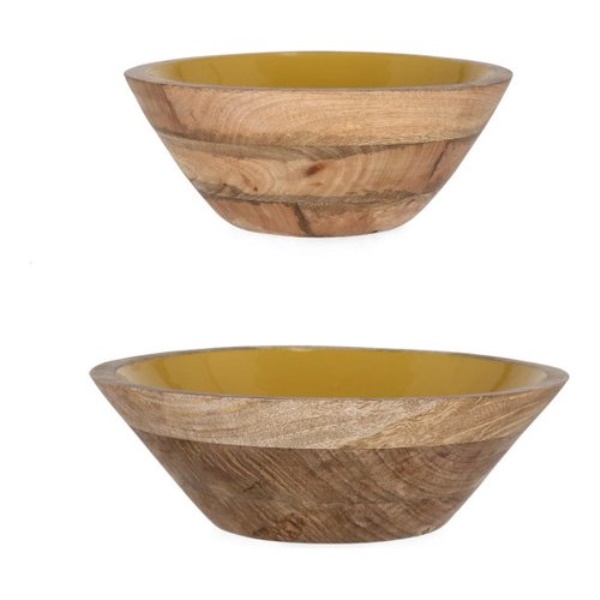 Insalatiera Yes Everyday 0550946 THARA Set 2 pz (25x10 e 30x14 cm) Nat