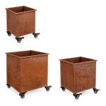 Yes Everyday - Set porta vasi piante Yes Everyday 0723976 HAIK quadri con ruote Ruggi