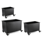 Yes Everyday - Set porta vasi piante Yes Everyday 0723973 HAIK rettangolari con ruote