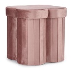 Yes Everyday - Pouf Yes Everyday 0730239 JOCELYN Rosa antico