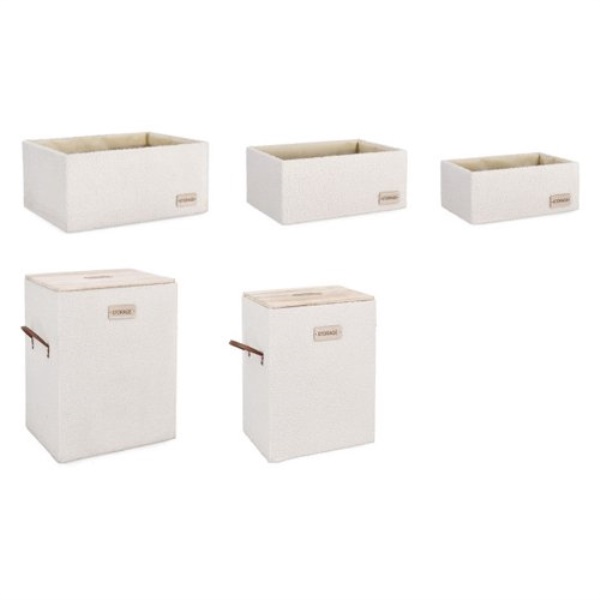 Set porta biancheria Yes Everyday 0402420 DENNY con 3 cestini rettango