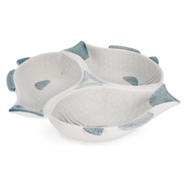 Accessorio decorativo Yes Everyday 0143450 ORTIGA Pesce Bianco e Blu