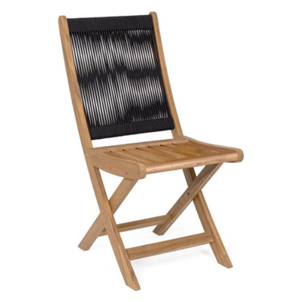 Sedia da esterno Yes Everyday 0806990 DANUBIO Nero