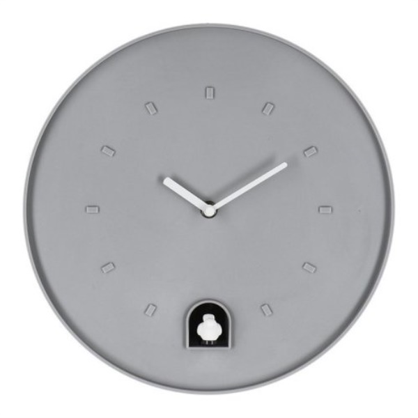 Orologio da parete Yes Everyday 0185560 DAMIAN con cucù Grigio