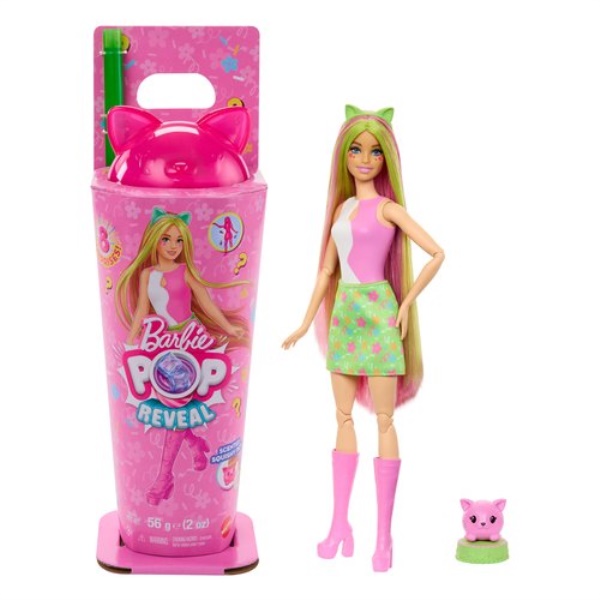 Bambola Mattel JCN88 BARBIE Pop Reveal Animal Party Assortito