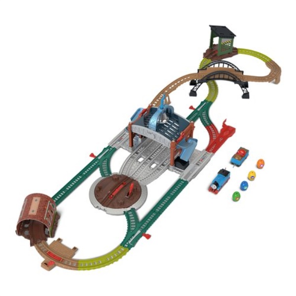 Pista treno Fisher Price JDF26 THOMAS & FRIENDS Centro di consegna bar