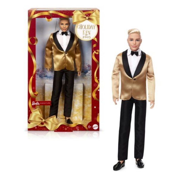 Bambola Mattel JGK55 BARBIE Ken Magia delle Feste 2025