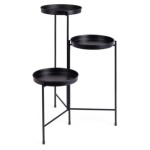 Yes Everyday - Porta piante Yes Everyday 0743988 HENLEY 3P pieghevole Nero