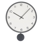 Yes Everyday - Orologio da parete Yes Everyday 0185550 BAYRON con pendolo Grigio