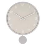 Yes Everyday - Orologio da parete Yes Everyday 0185551 BAYRON con pendolo Tortora