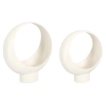 Yes Everyday - Set porta vasi piante Yes Everyday 0722912 KEYRA con base rialzata Bia