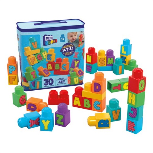 Costruzioni Mega Bloks HRR60 Sacca Eco Blocchi ABC