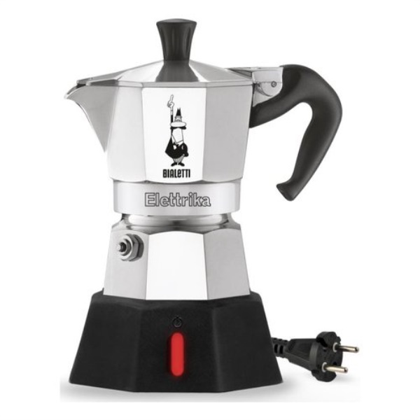 Moka elettrica Bialetti 0007290 NP ELETTRIKA Silver e Black