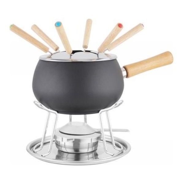 Set fonduta Kaufgut 070610 EVA Nero opaco