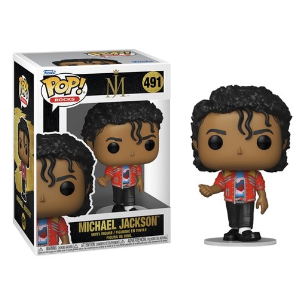 Personaggio collezione Funko 90126 POP ROCKS Michael Jackson Beat It 4